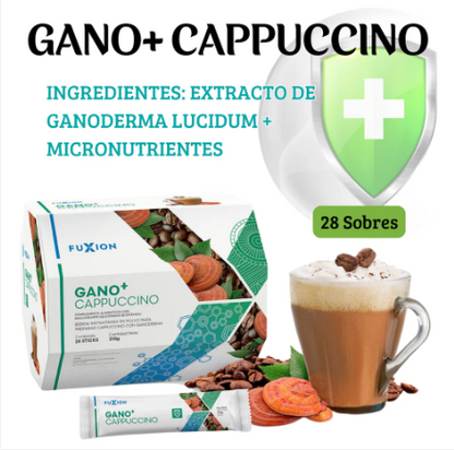 GANO+ CAPPUCCINO DE FUXION Ganoderma Lucidum+ Micronutriente