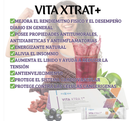 VITA XTRA T+ de FuXion Multivitaminico y Multimineral