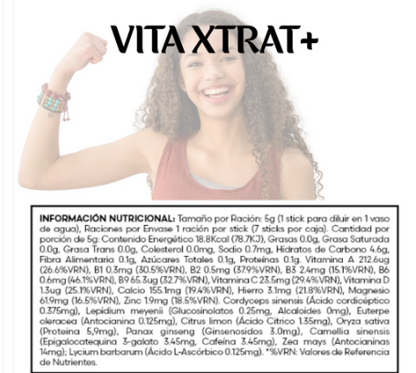 VITA XTRA T+ de FuXion Multivitaminico y Multimineral