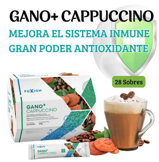GANO+ CAPPUCCINO DE FUXION Ganoderma Lucidum+ Micronutriente