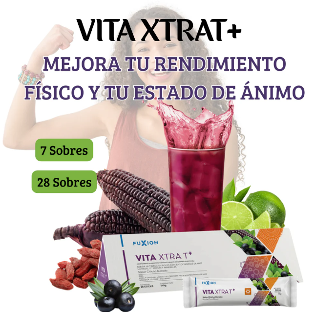 VITA XTRA T+ de FuXion Multivitaminico y Multimineral
