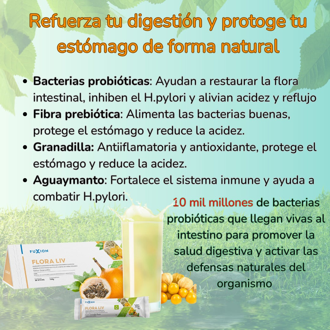 FLORA LIV DE FUXION: Probióticos