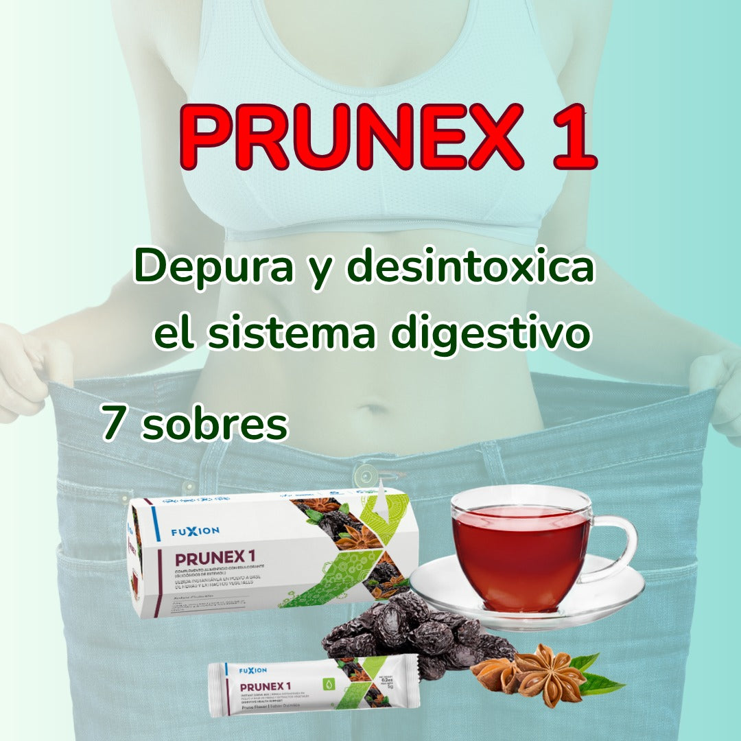 PRUNEX 1  DE FUSION: Limpia y desintoxica el sistema digestivo